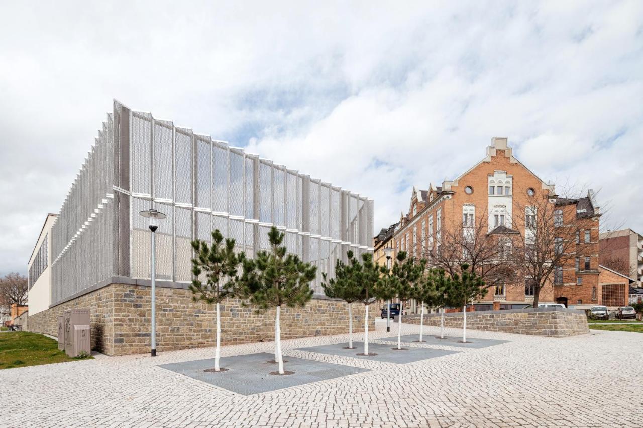 Kuenstlerzimmer Im Kulturhaus Haeselburg Gera Kültér fotó