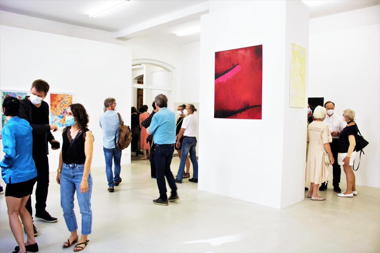 Kuenstlerzimmer Im Kulturhaus Haeselburg Gera Kültér fotó